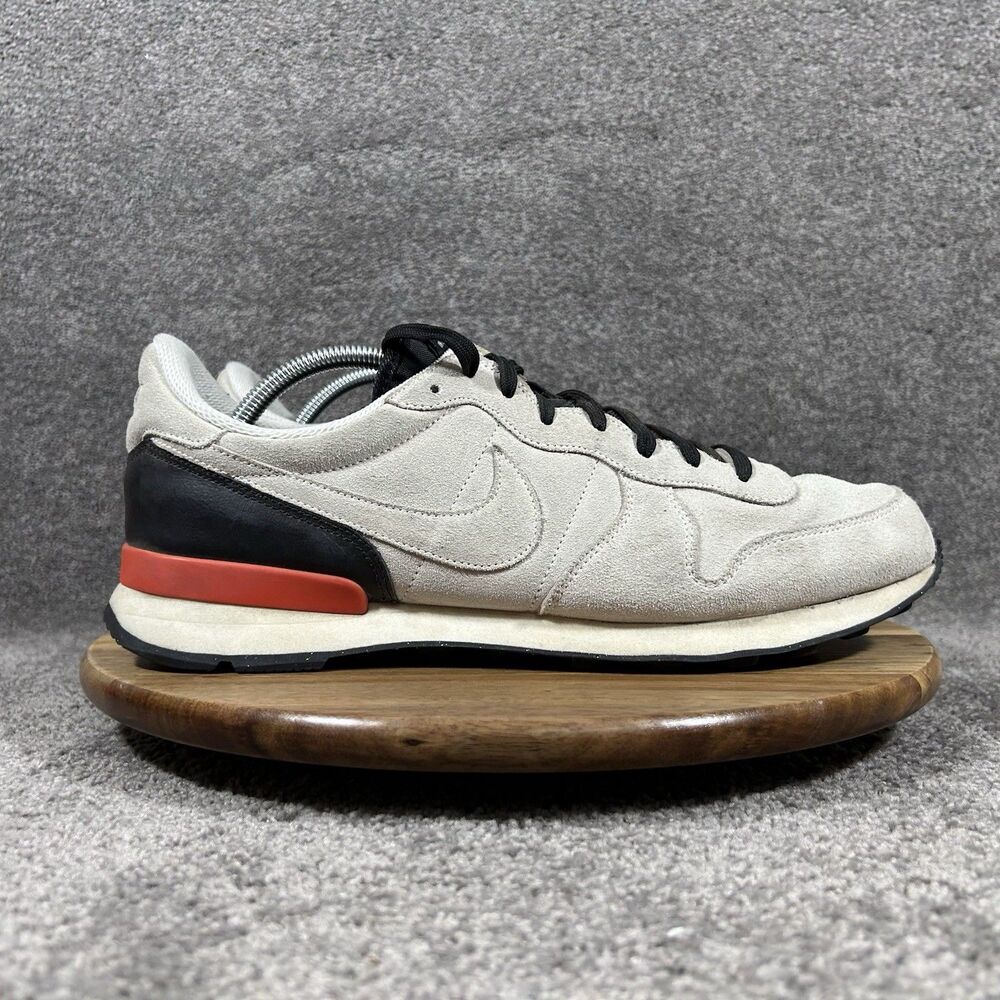 Nike Internationalist Low CW7635-991 Men's Sz 12 Neutral Gray Custom Suede Shoes